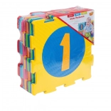 Kolorowa piankowa mata z cyframi