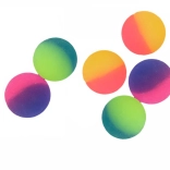 Skaczące neonowe piłeczki 6 cm – zestaw