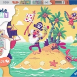Ravensburger Puzzle & Play: piracka przygoda 2×24 elementy
