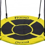 Huśtawka bocianie gniazdo 100 cm żółty