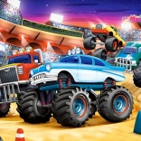 Puzzle 70 elementów Monster Truck Show
