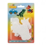 Podkładka na koraliki do prasowania z motywami Auto, Papuga i Dinozaur