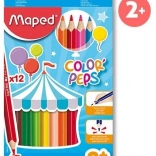 Maped kredki trójkątne jumbo Color'Peps, 12 szt.