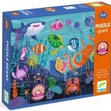 Djeco puzzle Tactilo morze 24 + 8 elementów