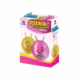 Skacząca piłka z rogami Flaming 45 cm