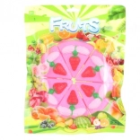 Plastowy tort z nożem