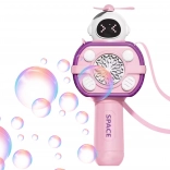 Woopie kosmiczna maszynka do baniek różowa