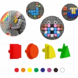 Masterkidz geometryczne kołeczki do tablic STEM, 8 kolorów, 256 szt.
