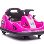 Elektryczny dziecięcy samochodzik zderzakowy różowy