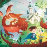 Clementoni Puzzle Smok i rycerz 180 elementów