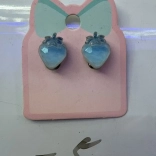 Kolczyki Truskawka Zestaw Dwuelementowy