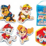 Piankowe puzzle do kąpieli PAW PATROL w saszetce (18 m+)