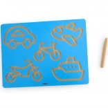 Viga – tablica grafomotoryczna pojazdy