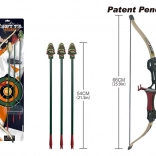 Dziecięcy zestaw łuczniczy z strzałami z przyssawką