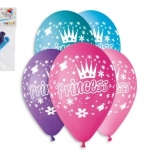 Nadmuchiwane baloniki dla księżniczek, 30 cm, 5 szt.