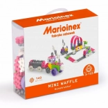 Klocki Mini Waffle Konstruktor 140 szt. – różowe