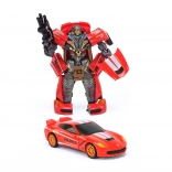 autobot ze światłem i dźwiękiem 20 cm – transformujące auto policyjne