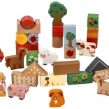 Drewniane klocki - Przygoda na farmie