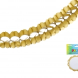 Złota papierowa girlanda 3,6 m