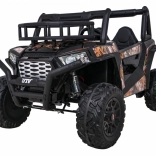 elektryczny samochód dziecięcy buggy UTV z pilotem, koła EVA i MP3, czarny