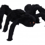 Duży czarny pająk na Halloween