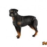 Plastikowa figurka psa Rottweiler 8cm
