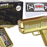 Pistolet na pieniądze Złoty Money Gun Launcher