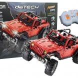 Klocki zdalnie sterowany samochód terenowy CADA, czerwony, 1941 elementów