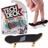 Tech Deck fingerboard MEOW Biała kotka + naklejki