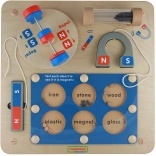 Naukowa ścienna magnetyczna tablica MASTERKIDZ – panel Montessori