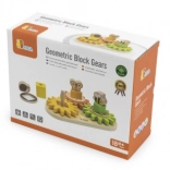 Drewniany sorter motoryczny z przekładniami Viga