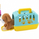 Pluszowy piesek w przenośnym pudełku