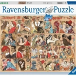 Ravensburger puzzle Love Through the Ages 1500 elementów