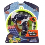 Pistolet na piankowe naboje z tarczą