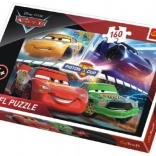 Puzzle 160 elementów – zwycięski wyścig DISNEY CARS 3