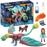 Playmobil Dragons The Nine Realms – figurka smoka i Alex, zestaw konstrukcyjny 14 elementów