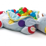 Wielofunkcyjny pluszowy pies z piłkami Niny