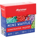Klocki konstrukcyjne MARIOINEX MINI WAFFLE KONSTRUKTOR MAJSTER – 200 elementów