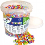 Playbox koraliki do zaprasowywania w wiaderku, paskowane – 5000 szt.