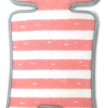 FreeON uniwersalna wkładka do fotelika samochodowego i wózka biało-różowa