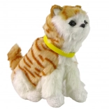 Interaktywny pluszowy kocurek z ruchem głowy i ogona