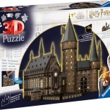 Ravensburger 3D puzzle Hogwarts Wielka Sala - Edycja nocna