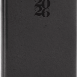 Tygodniowy terminarz Essenza 2026 w kolorze kawy 15 x 21 cm