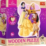 Drewniane puzzle 50 elementów Disney Księżniczki