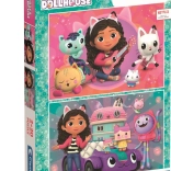 Puzzle 2×20 elementów Gabiny magiczny domek