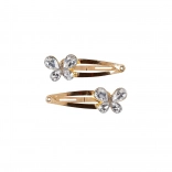 Spinki do włosów z motylkami - 2 szt.