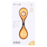 Drewniane dwustronne marakasy z motywem lwa PolarB