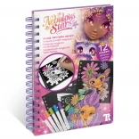 Nebulous Stars magiczne kolorowanki – 12 aksamitnych plansz i 5 pisaków