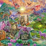 Puzzle Zaczarowane smocze królestwo 1000 elementów SCHMIDT