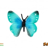 plastowy dekoracyjny motyl Morpho helena 7 cm